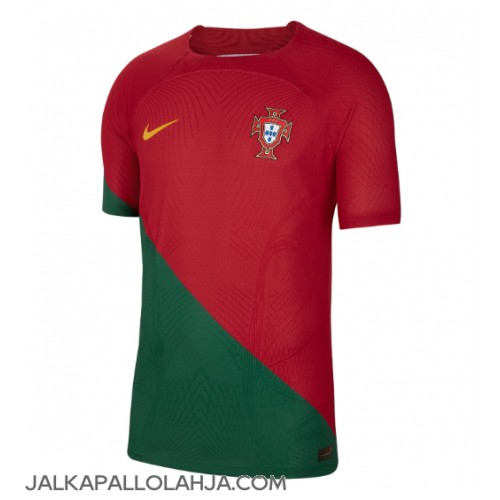 Portugali Kopio Koti Pelipaita MM-kisat 2022 Lyhyet Hihat